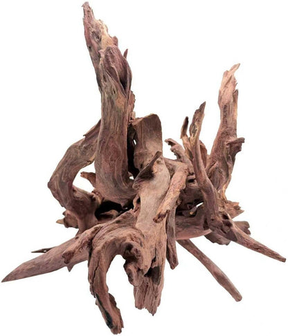 EFFIELER Natural Driftwood for Aquarium Decor –Unique Size (14-17 Inch 1-Pack) Real Wood Branches Fish Tank, Reptile Habitat, Terrarium, Hermit Crab,Aquatic Pets