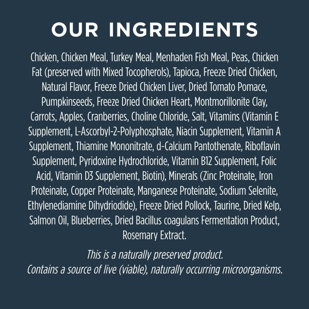 Instinct Raw Boost, Natural Dry Cat Food with Freeze Dried Pieces, High Protein, Grain Free Recipe - Real Chicken, 5 lb. Bag