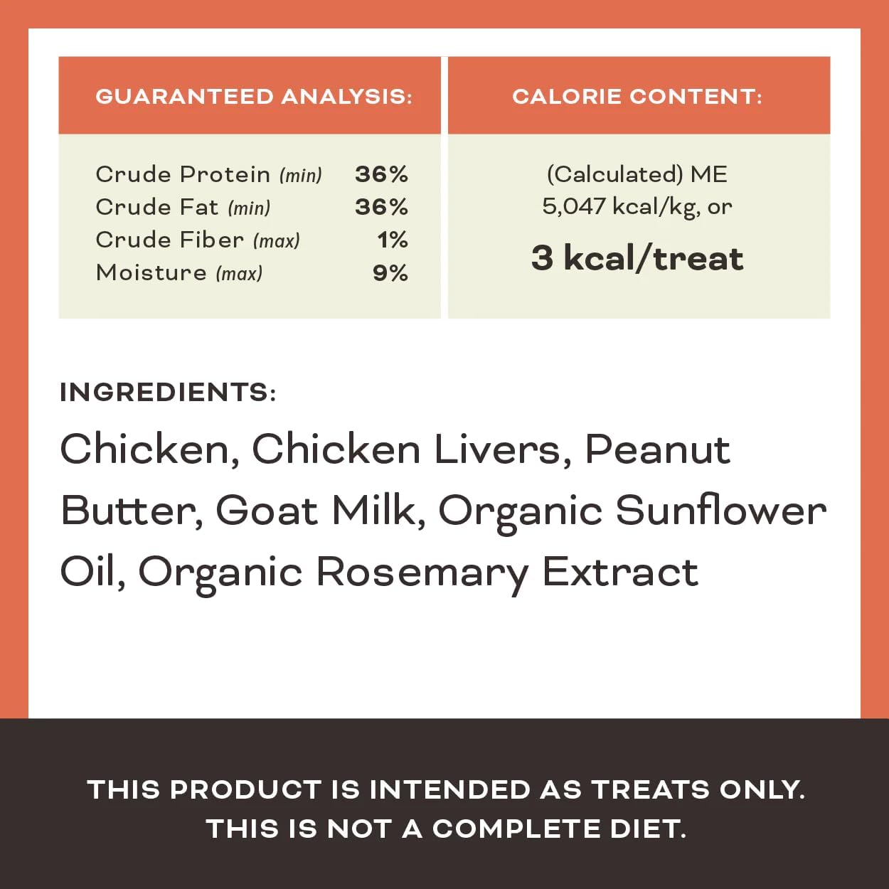 Primal Freeze Dried Dog Treats, You're My Butter Half; Chicken & Peanut Butter with Goat Milk, Grain Free Training Treats for Dogs, 2 oz (Pack of 2)