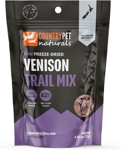 Freeze-Dried Venison Dog Treats, 6-case