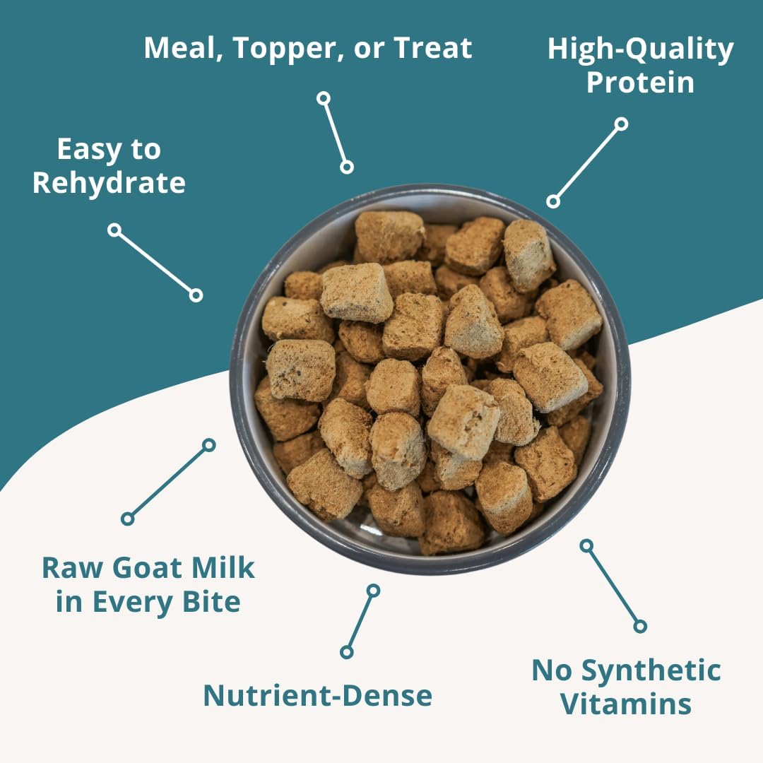 Steve's Real Food Freeze-Dried Raw Nuggets - White Fish Recipe - Raw Pet Food for Dogs and Cats - 20 oz