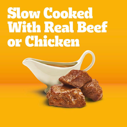 Pedigree Choice Cuts in Gravy Adult Soft Wet Dog Food Variety Pack, 3.5 oz. Pouches, 30-Count