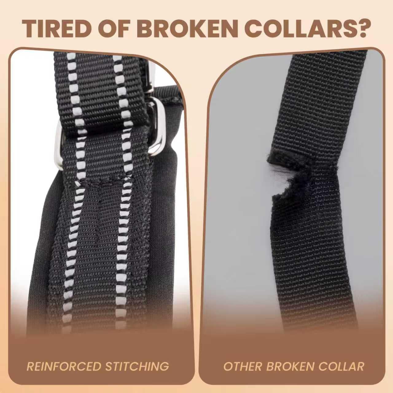 Hidden Prong Collar, Heavy Duty Martingale Design with Quick Release Metal Buckle, Nylon Slip Anti Pull Pinch Collar for Dog Behavior Training, Adjustable for Medium to Large Dogs.