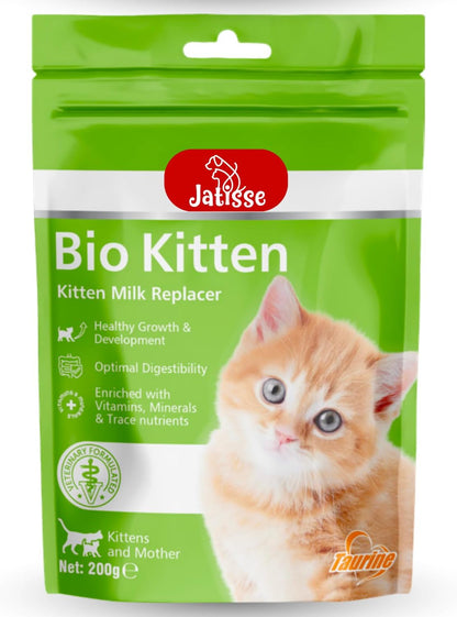 Kitten Milk Replacer Powder Formula with Vitamins, Minerals & Trace Nutrients for Kittens and Mother 7.05 oz.
