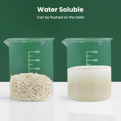 Gardner Pet Enzyme Tofu Cat Litter, Flushable Clumping Cat Litter, Low Dust, Odor Control, Plant-Based Natural Kitten Litter with Fast Absorption & Low Tracking (9LBS*2)