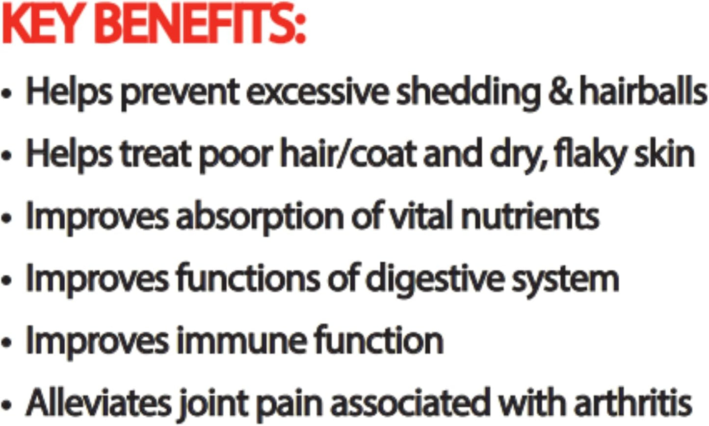 HealthyCoat Dog Food Supplement: Quart. Excessive Shedding, Itching, Hot Spots, Allergies, Immune System