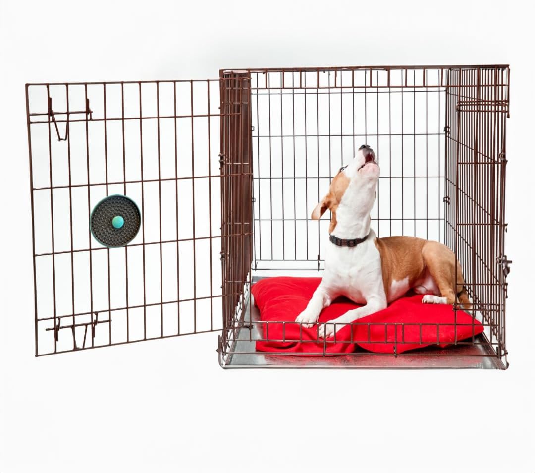 SPOT Soothers Multipurpose Dog Licking Mat- Dog Peanut Butter Lick Pad & Slow Feeder for Crate, Enrichment Toy for Small & Medium Dogs and Puppies, Food Grade Rubber, Anxiety Reliever, 6inch