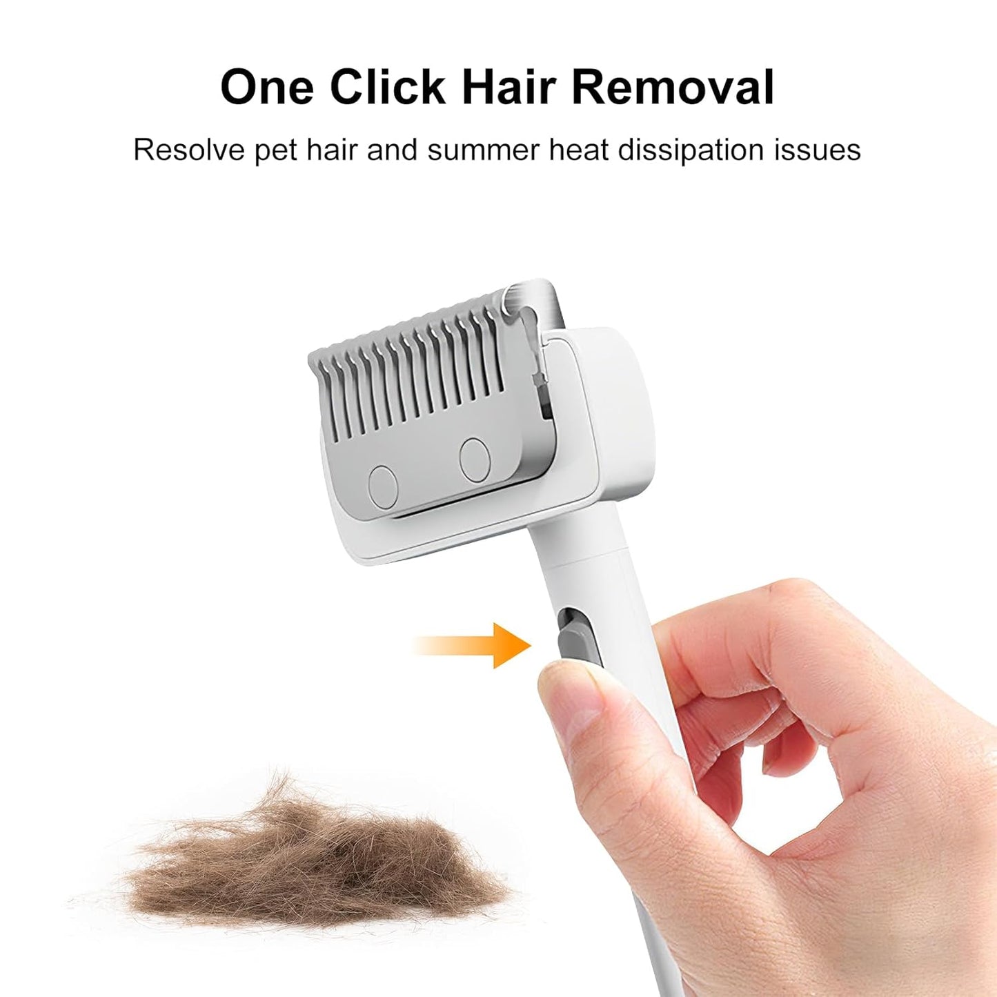 Undercoat Shedding Brush for Dogs & Cats, Grooming Comb for Long Hair, Dematting Comb, Deshedding & Dematting Tool, for Cats & Small/Medium Dogs