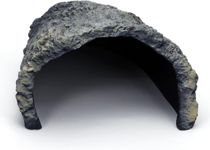 Rock Cave Habitat Hidden for Reptile and Amphibians.Terrarium & Aquarium Decor, Reptile hideout Hide Cave, Perfect for Bearded Dragons,Lizards,Snakes,Turtles,Geckos,Tortoises,Small Animals -Large Size