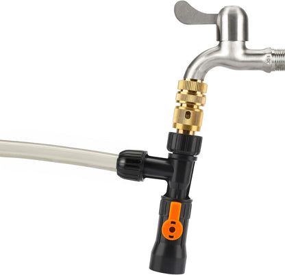 hygger HG-966 Metal Aquarium Water Changer Replacement Part Faucet Connector