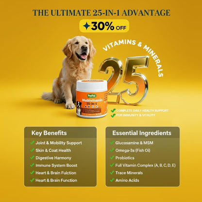 Healthy Grain-Free Dog Treats, Soft Chew with Vitamins for Training & Rewardings, Immune System Health, Joint Health, Low-Calorie, Zero Artificial Flavor and Coloring, 100 Count