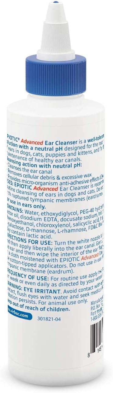 Virbac Epi-Otic Advanced Ear Cleanser For Dogs and Cats (All Sizes)