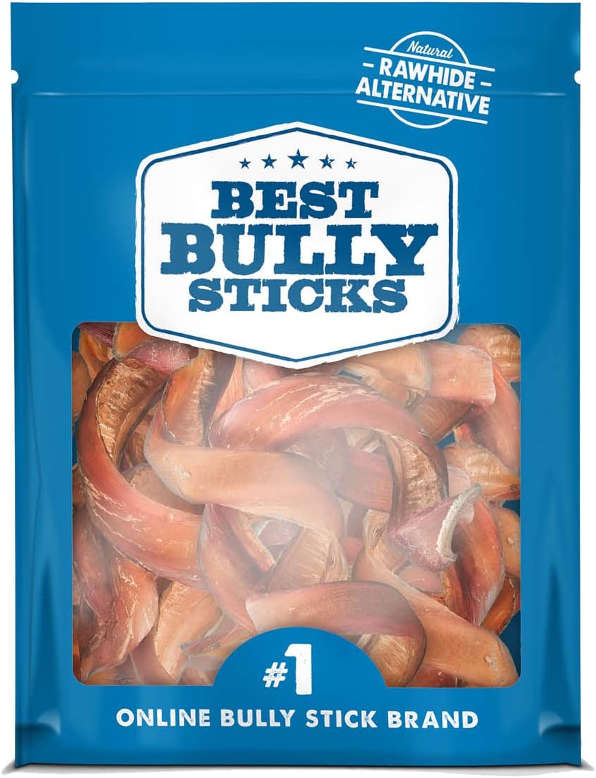 Best Bully Sticks Curly Beef Collagen Sticks - 5 Inch 10 Count (Pack of 1) - Natural, USA Baked and Packed, Easily Digestible, Limited Ingredient, Rawhide Alternative