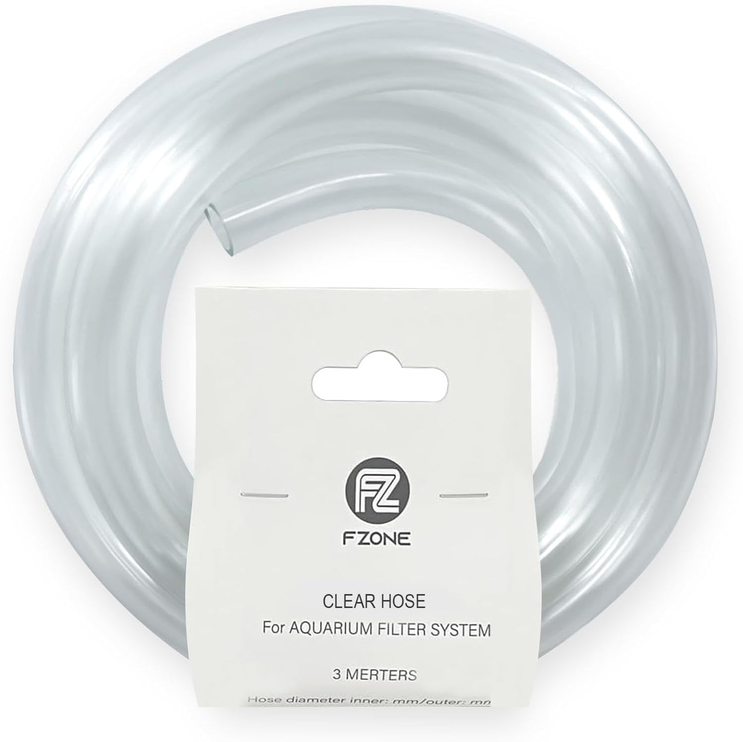 FZONE Aquarium Tubing 3M Class Clear for Aquatic Filter System Tubing 5/8" ID tubing