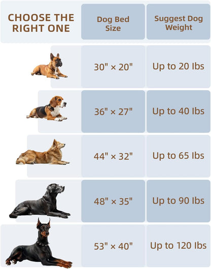 KSIIA Memory Foam Dog Bed Waterproof Large Dog Bed Orthopedic Crate Pad Supportive Crate Pads Soft Pet Mat for Large Pet Mats with Removable Washable Cover & Non-Slip Bottom, 44 x 32 Inch, Pink