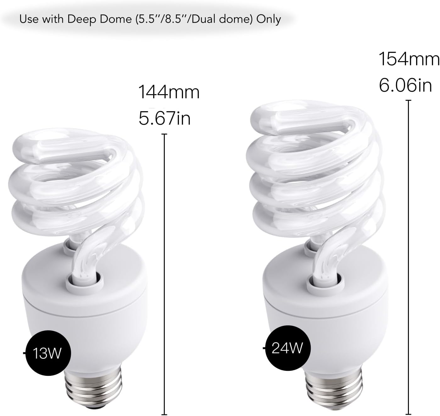 UVB Reptile Light, 13W, UVB10.0 Bulb, UVA UVB Reptile Light Bulb Lamp for Bearded Dragon, Tortoise UVB Bulbs for Desert Reptiles Tank Accessories