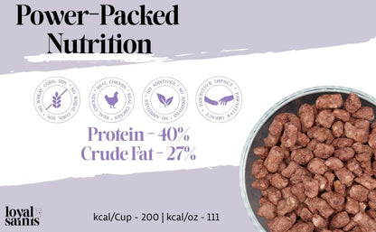 [3-Pack Variety] Freeze Dried Raw Dog Food - Premium Chicken Beef and Turkey Flavor with High Protein & Grain Free Dog Food for Small or Large Breed Pick Eaters. Meal, Topper or Treats
