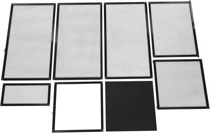 45 Gallon Reptile Terrarium Enclosure - 18"x18"x32" Habitat Pet Feeding Net Box with Escape-Proof Lock, 360°Panoramic, Top Ventilation for Chameleon/Lizard/Gecko/Snake/Spider