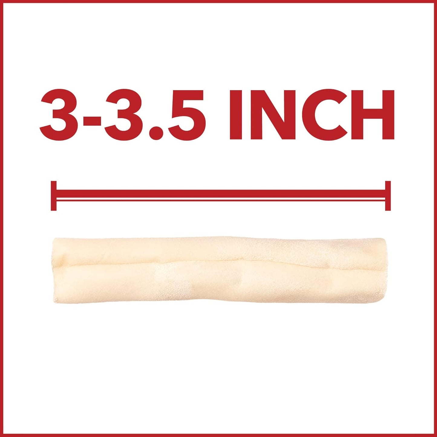 Pet Factory American Beefhide 3-3.5" Mini Rolls Dog Chew Treats - Natural Flavor, 14 Count/2 Pack