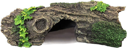 SLOCME Aquarium Wood Ornament Fish Tank Trunk Decoration - Driftwood Decor with Cave for Fish and Shrimp to Swim Through Or Hide Out