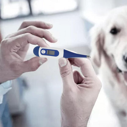 2Pcs Digital Pet Thermometer, Fast and Accurate Measurements in 20 Seconds, Waterproof, Suitable, Dogs, Horses, Veterinarian