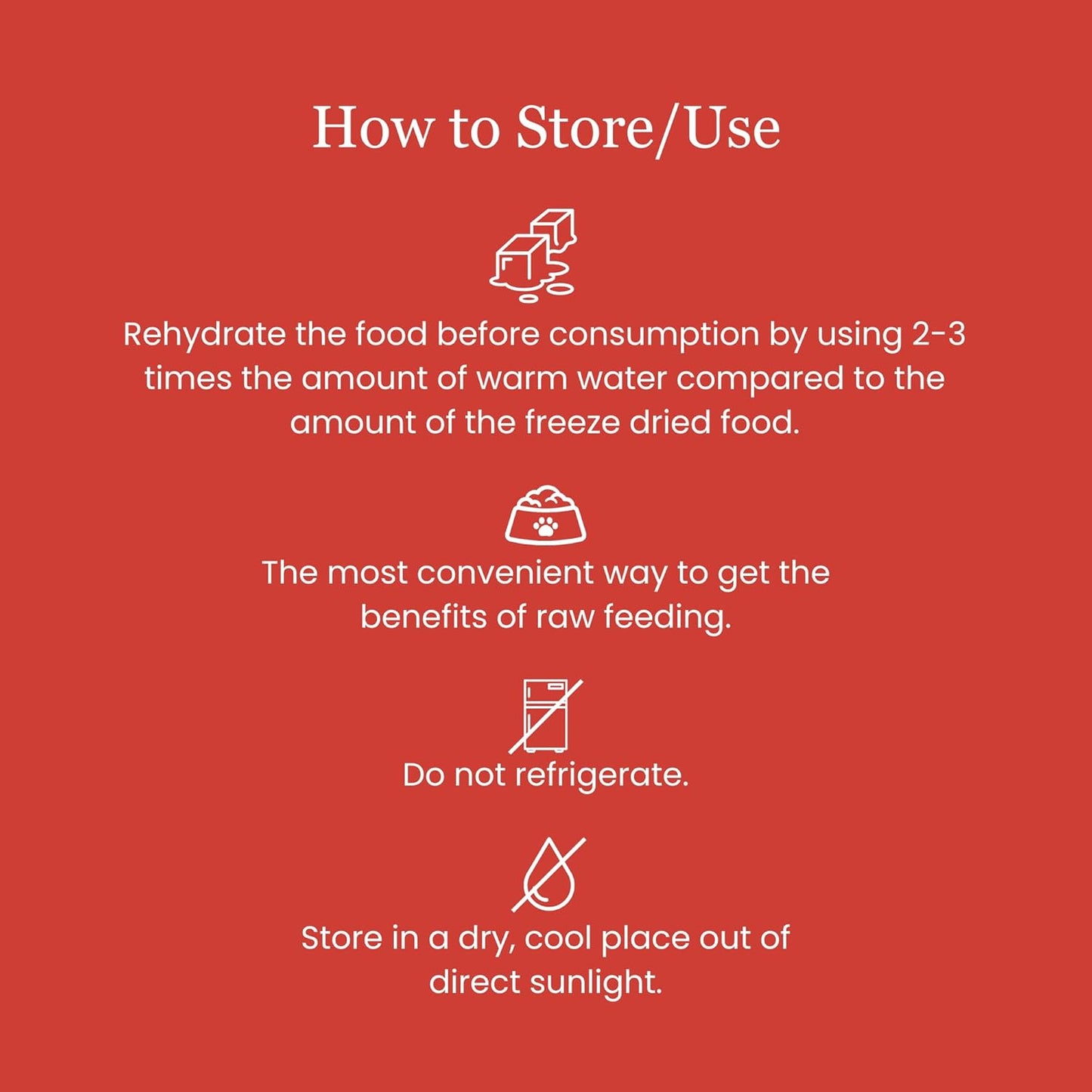 Freeze Dried Raw 100% Beef Dog Food | Premium High Protein Healthy Nutritious Dog Food | Complete & Balanced Meal, Natural Source of Vitamins and Minerals, 8 Oz