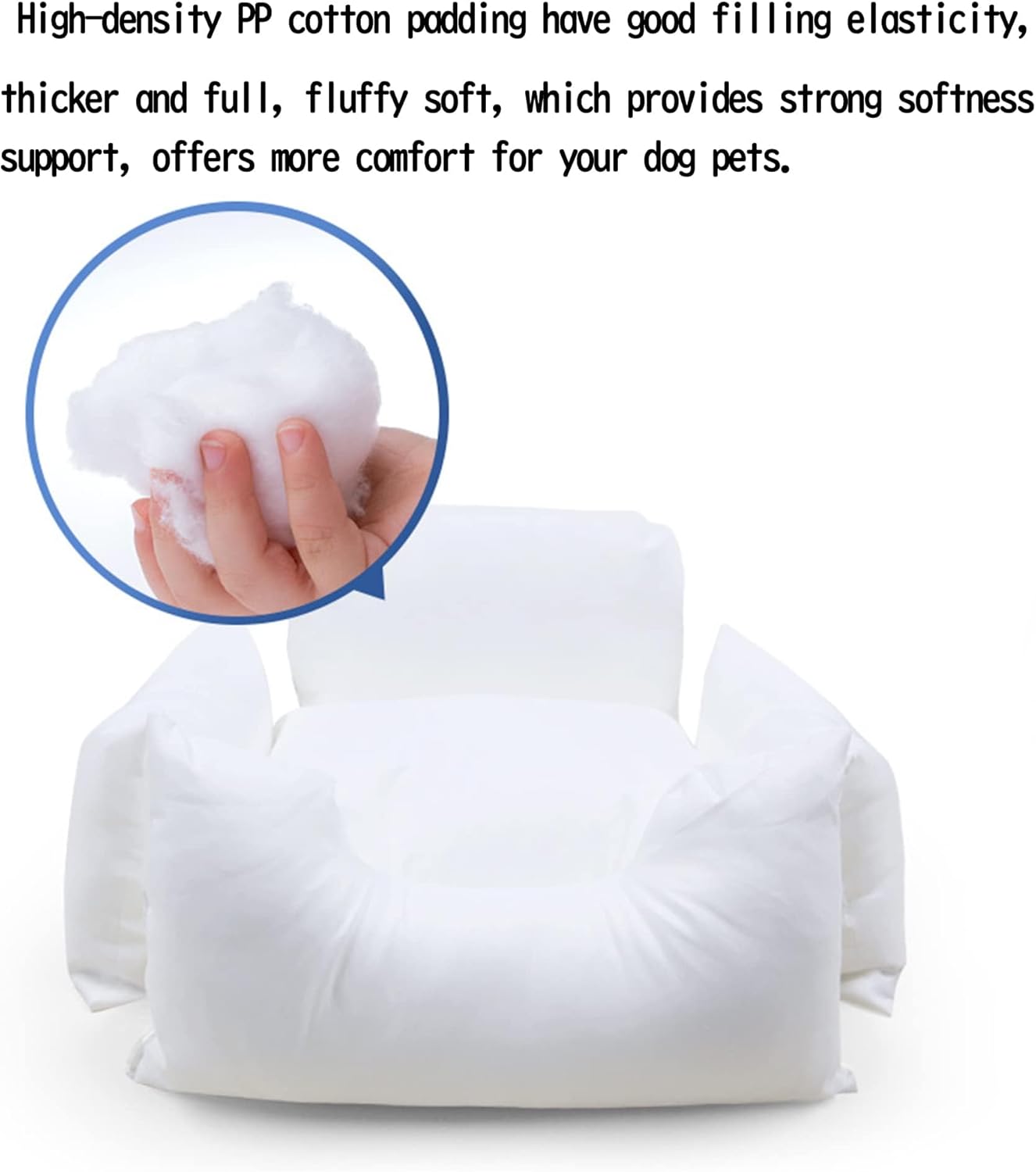 Dog Car Seat, Puppy Dog Booster Seats Fully Detachable and Washable,Bed for Car with Storage Pockets and Clip-On Safety Leash