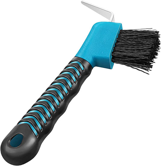 Horses Hoof Picks – Easy-Hold Grooming Pick, Strong Construction, Soft-Touch Brush, Debris Removal, Balanced Design | Practical Maintenance Aid for Stable Management Schedules, Horse Lover Barn Use