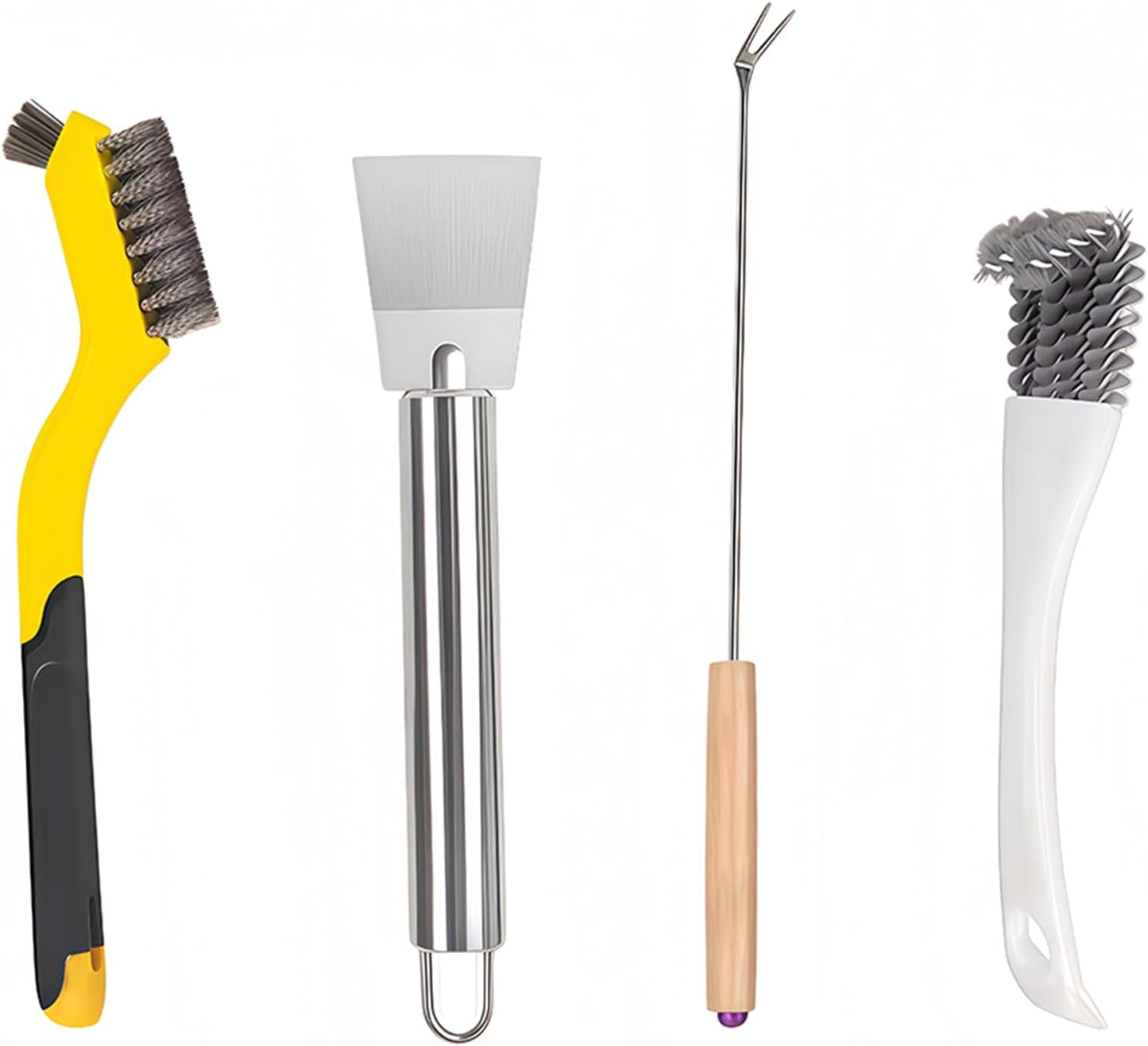 Bird Cage Cleaning Brush Tools Set,4pcs Birdcage Accessory,Suitable for Bird Cages, Rabbit Cages, Hamster Cages, Parrot Cages, and Other Small Pet Cage