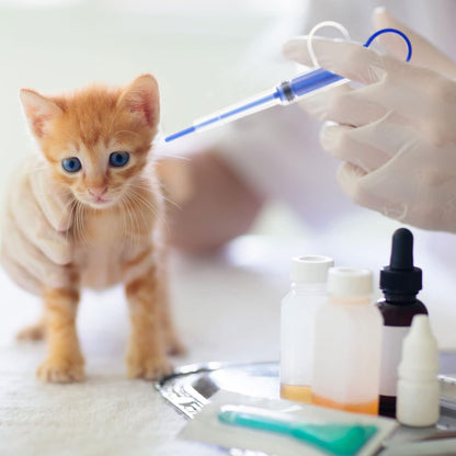 Zubebe 15 Pcs Puppy Whelping Supplies Puppy Feeding Tube Kit Includes Pet Feeding Bottle Nipples Dog Kitten Nursing Syringes Pill Shooter Dispenser 10 ml 15 ml Tool for Kitten Animals