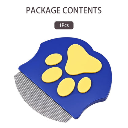 Pet Eye Comb, Gentle Round Head Stainless Steel Tool for Grooming Around Eyes, Cleans Away Debris for Cats and Dogs, Portable for Daily Care