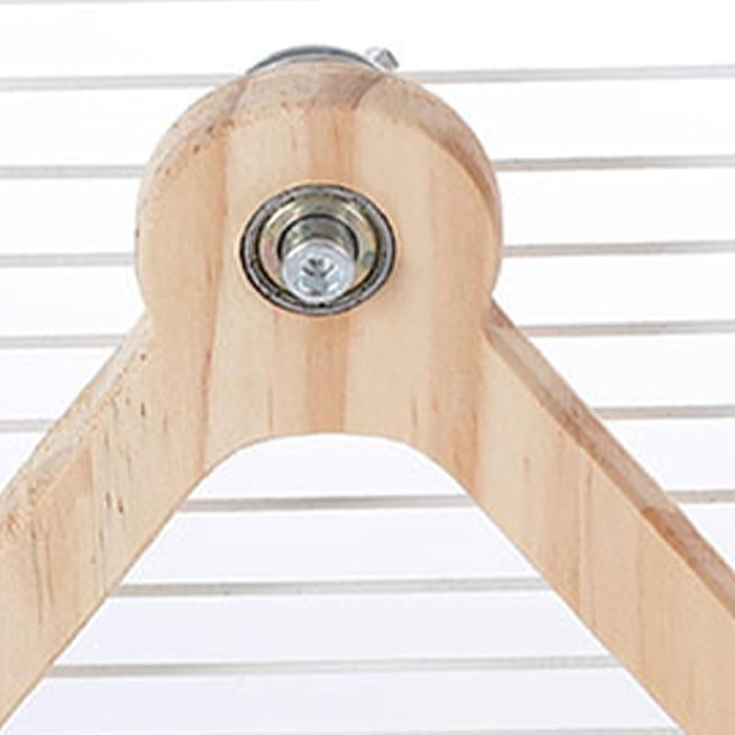 Bird Perch Toy,Wooden Hangable Swing - Bird Toys - for Pets Hummingbirds Backyard Play Enrichment Exercise Climbing Foraging