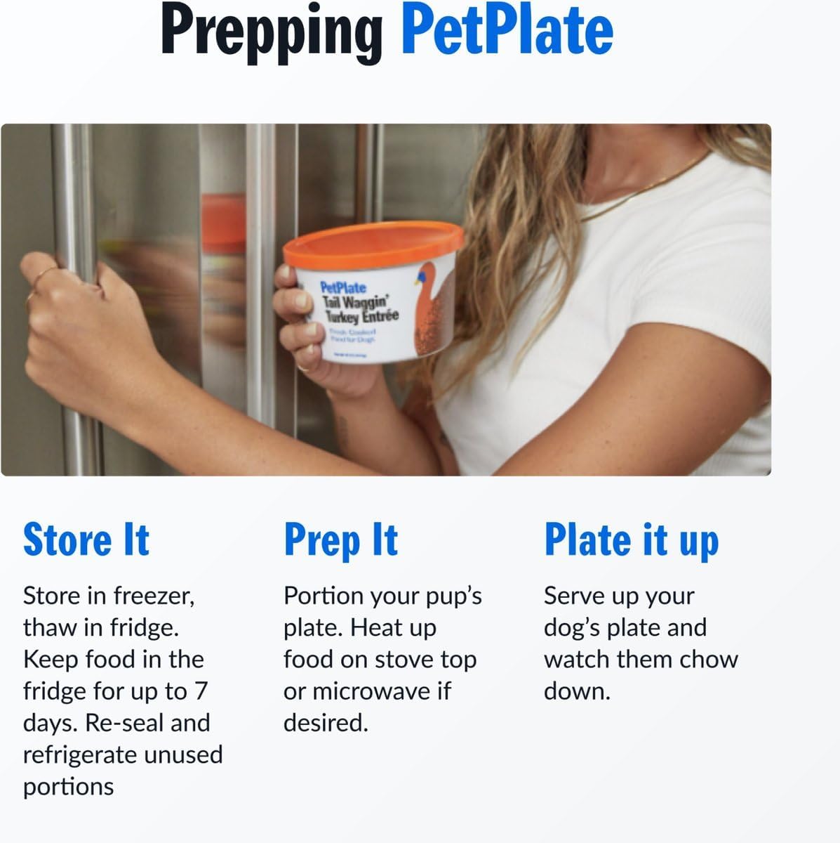 PetPlate Human-Grade Fresh Dog Food Variety Pack – 6 Proteins (Beef, Chicken, Lamb, Pork, Turkey & Venison) – Wet Dog Food for All Breeds – High-Protein, Natural – 12-oz Cups, Case of 6