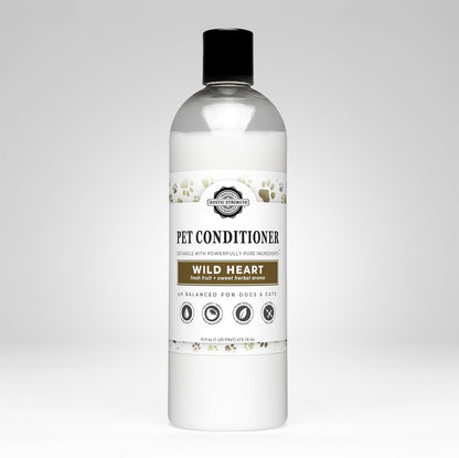 Rustic Strength Detangling and Softening Pet Conditioner for Dogs and Cats, Wild Heart 16 0z
