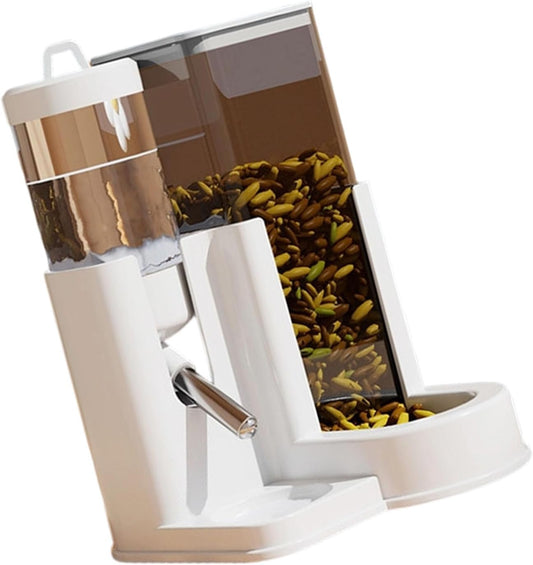 Transparency Automatic Hamster Feeder Water Dispenser Food and Water for Small Animal Easy Designs Hamster for Home Use