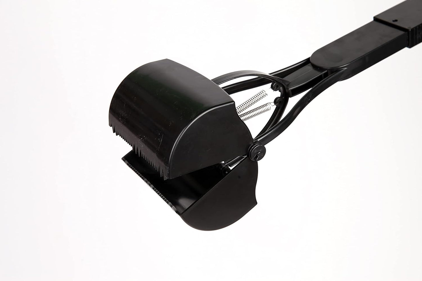 Mr. Peanut's 32" Tall Profile Pooper Scooper, Heavy Duty ABS Frame & Bin, Durable Double Spring Clamp, Lightweight Design, Simple One Step Assembly