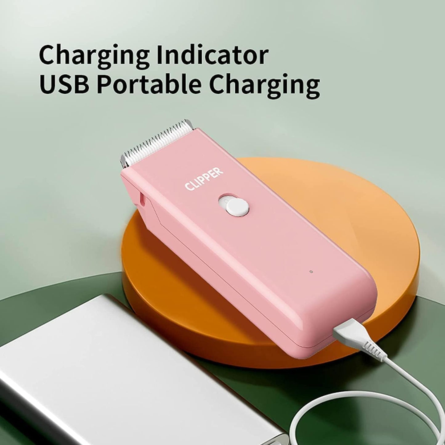 Dog Clippers Pet Hair Clippers, Waterproof Grooming Clipper Portable Electric Trimmer for Dogs, Cats