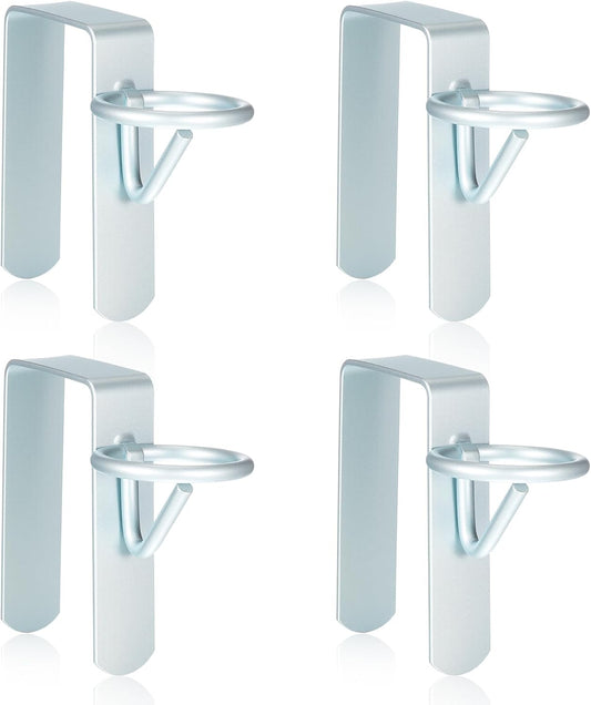 4 Pcs Horse Water Bucket Hook Portable Horse Bucket Hangers Removable Equestrian Stall Accessories Feeding Supplies Hang on Stall Walls or Doors