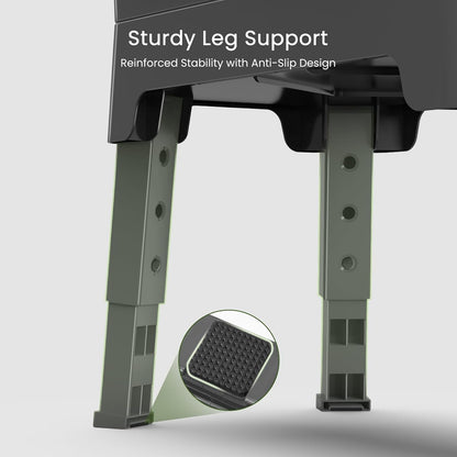 KPWACD 3-in-1 Elevated Dog Bowls Mess Proof Raised Slow Feeder Dog Bowls, 4 Height Adjustable Stand Licking Plate with 2 56oz Stainless Steel Doggy Food Dish for Small Medium Large Pets