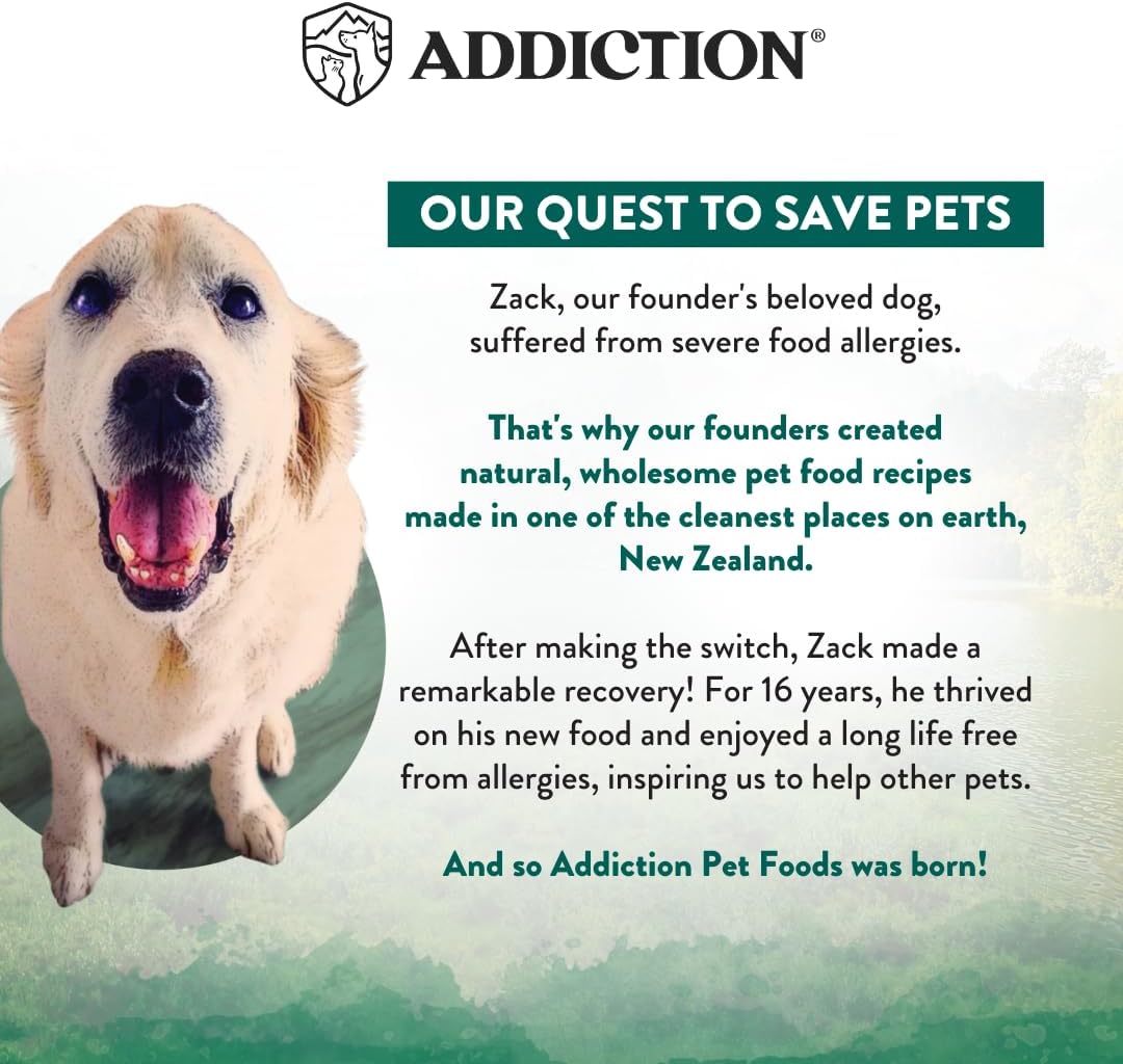 Addiction Wild Islands Island Birds - New Zealand Duck, Turkey, & Chicken - Whole Prety Diet with Organ Meats - High-Protein - Grain-Free Dry Dog Food for All Life Stages - 20lbs