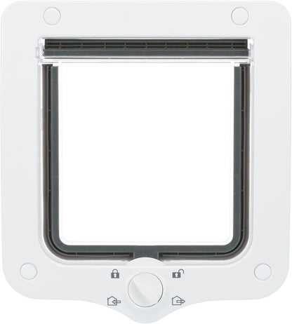Trixie 4-Way Cat Flap, White, 490 g