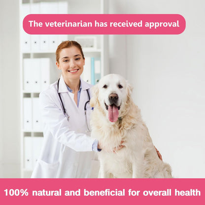 Multivitamin Chews for Dogs - Dog Vitamins with Probiotics, Glucosamine & Digestive Enzymes, Supports Joint Health, Immune System & Gut for Senior & Puppy,Chicken Flavor, 30Ct (ND-015)