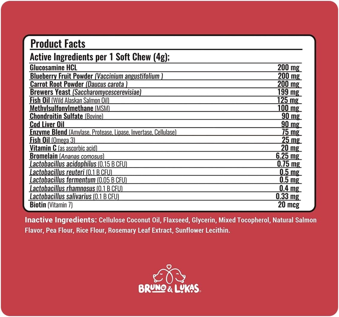 Turmeric & Multivitamin Chews for Dogs – 10-in-1 Supplement with Glucosamine, Curcumin, Omega Fish Oil & Antioxidants – Joint Pain Relief, Immune, Digestive, Skin & Coat Support (90 Chews)