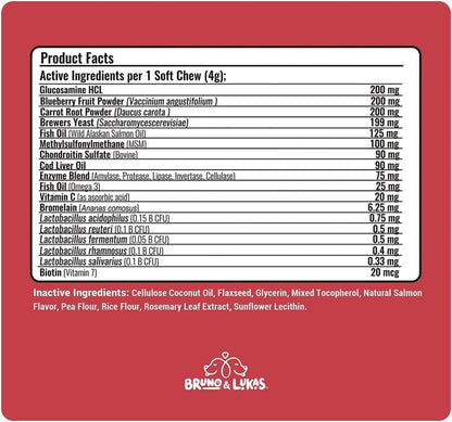 Turmeric & Multivitamin Chews for Dogs – 10-in-1 Supplement with Glucosamine, Curcumin, Omega Fish Oil & Antioxidants – Joint Pain Relief, Immune, Digestive, Skin & Coat Support (90 Chews)