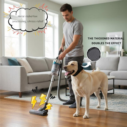 2026 New Dog Ear Muffs (Thickened) for Noise & Bath - Waterproof Protection with Elastic Calming Hoodie, Grooming & Anxiety Relief, Suitable for Various Occasions - Outdoor and Home (L)