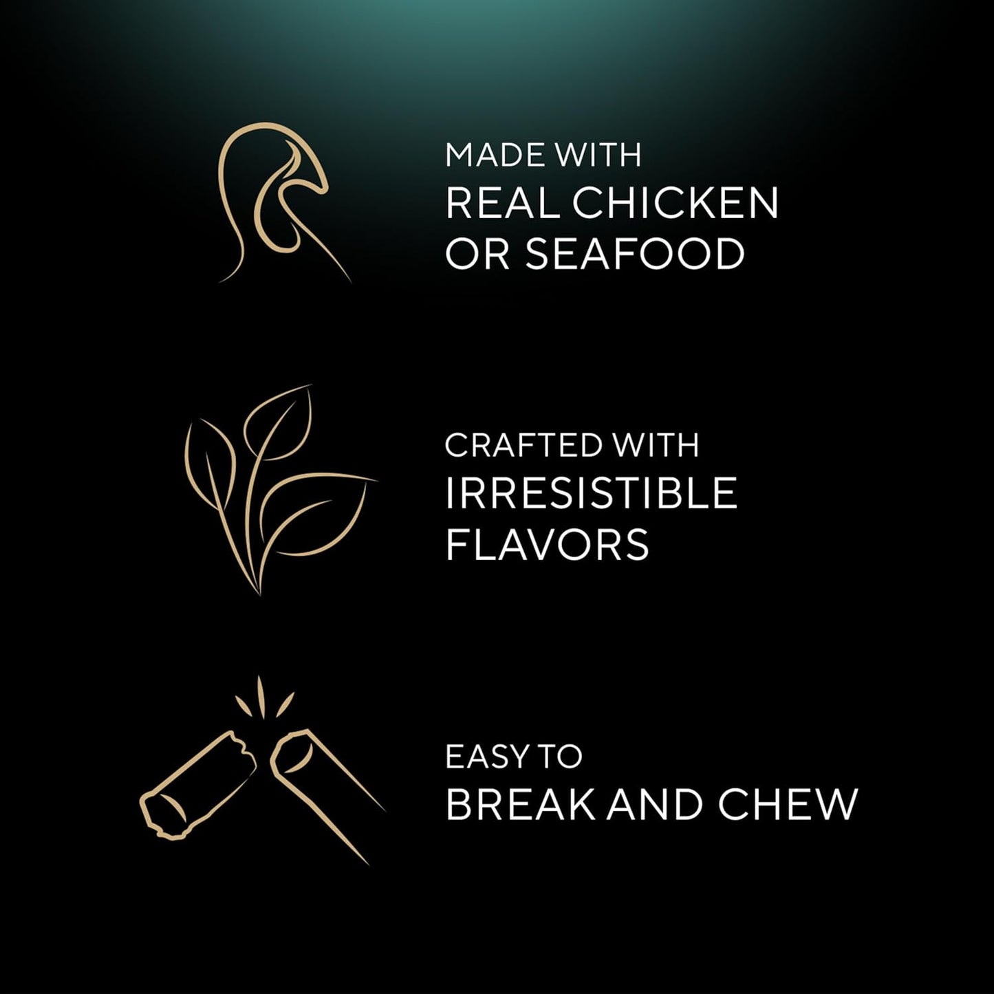 Sheba Meaty Tender Sticks Soft Cat Treats Chicken, Tuna, and Salmon Flavor, 0.14 oz., 40 Sticks