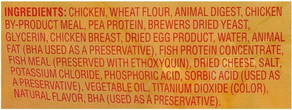 Meow Mix Irresistibles Soft Cat Treats with Real White Meat Chicken, 6.5 oz