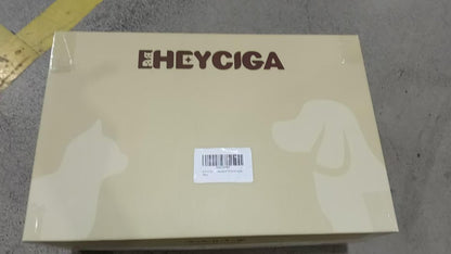 EHEYCIGA Curved Dog Stairs Ramp for Small Dogs 15.7" H, 3-Step Dog Steps for Couch Sofa and Chair, Pet Stairs for Cats, Non-Slip Balanced Pet Steps Indoor, Grey