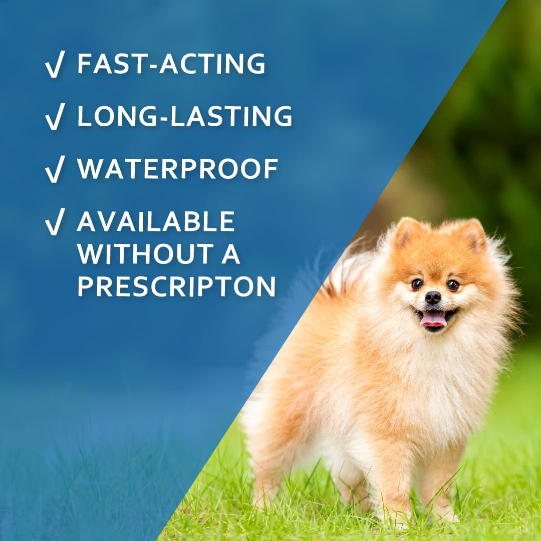 SENTRY PET CARE SENTRY Fiproguard for Dogs, Flea and Tick Prevention for Dogs (5-22 Pounds), Includes 6 Month Supply of Topical Flea Treatments