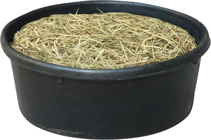 Horse Feed Pan, 4L Rubber Animal Feed Bowl, Water Trough Food Container for Dog Cat Duck Chicken Small Animal Ranch Farm Outdoor